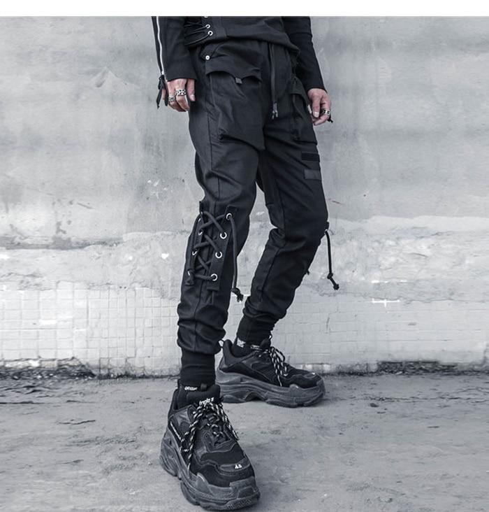 CYBERGOTH LACE JOGGERS