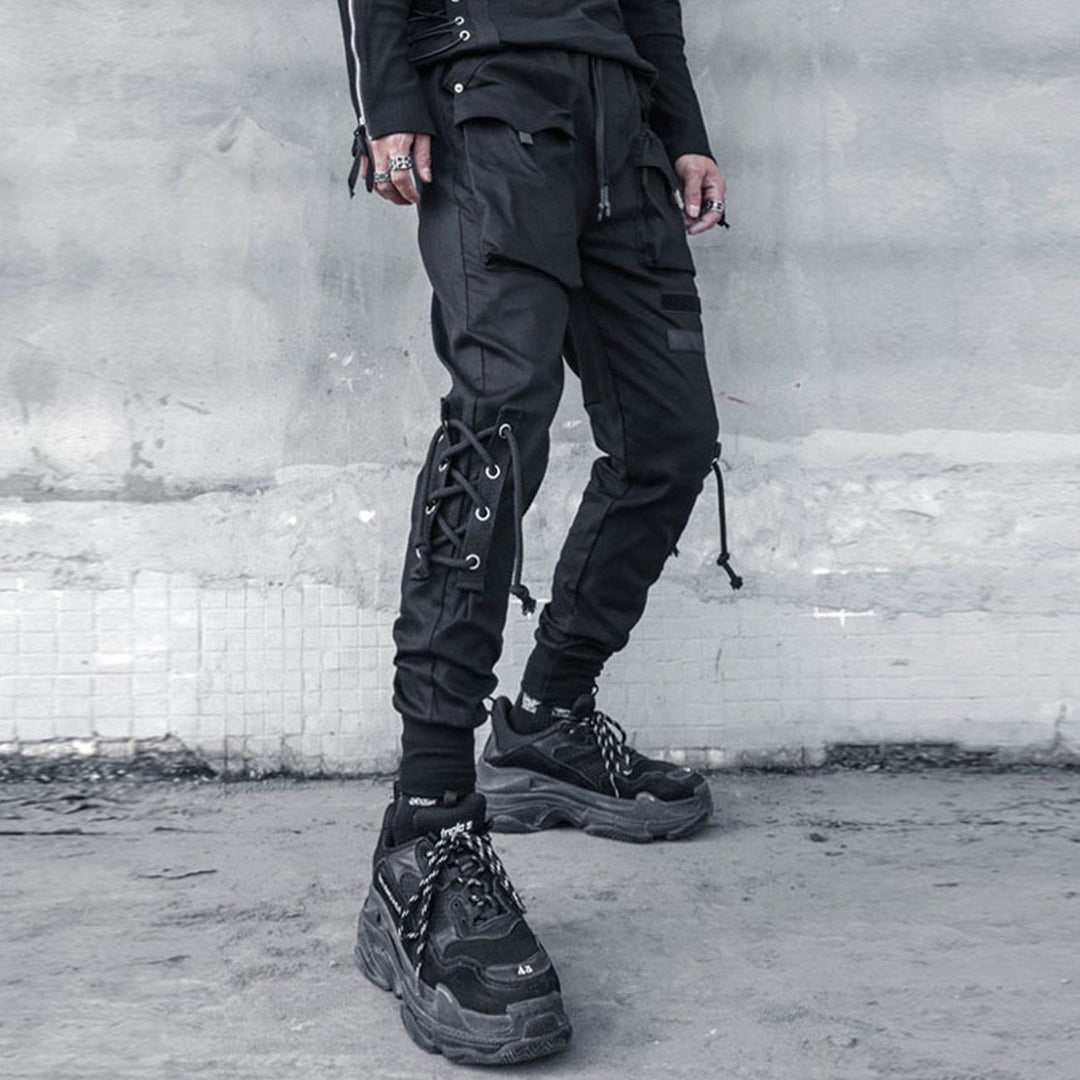 CYBERGOTH LACE JOGGERS