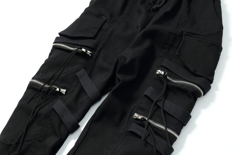 MULTI-POCKET ZIPPER JOGGERS