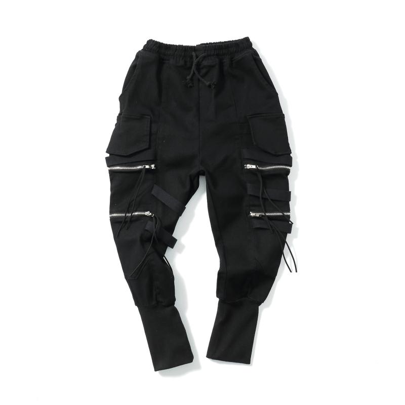 MULTI-POCKET ZIPPER JOGGERS